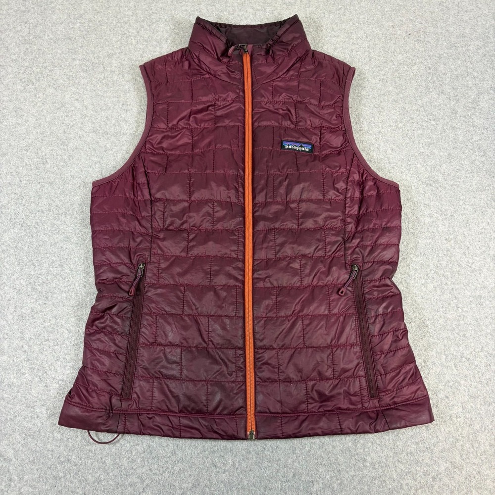 Patagonia Nano Puff Vest Womens Small Purple Gorpcore Outdoors Hiking